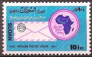 African Postal Union 1971 - 10 1/2  piastre