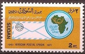 African Postal Union 1971 - 2 piastre