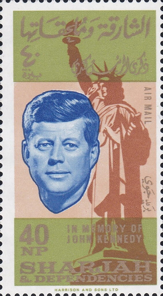 JFK Memorial Airmail - 40 naye paise