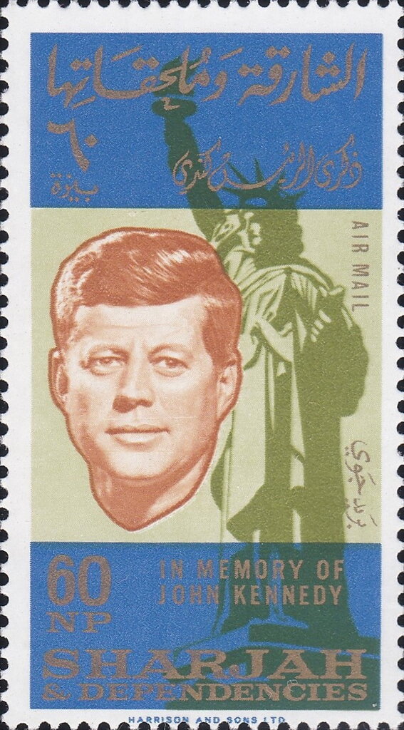 JFK Memorial Airmail -60 naye paise