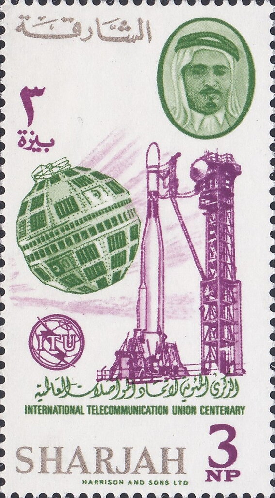 100 Years of the ITU (1965) - 3 naye paise