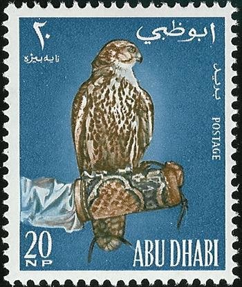 Lanner Falcon (Falco biarmicus) -20 naye paise