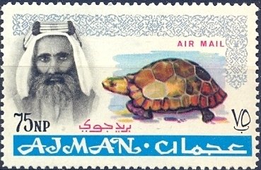 Spur-thighed Tortoise - 75 naye paise