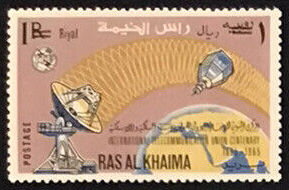 Early Communications Satellite and Radar Technology - 1 rupee