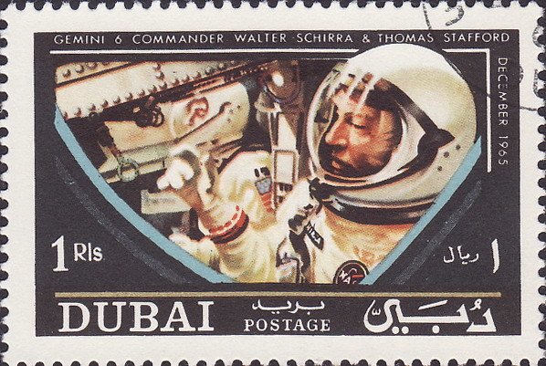 Rendezvous of Gemini 6 and Gemini 7 in Space - 1 riyal