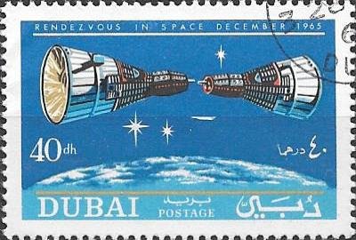 Rendezvous of Gemini 6 and Gemini 7 in Space - 40 dirham